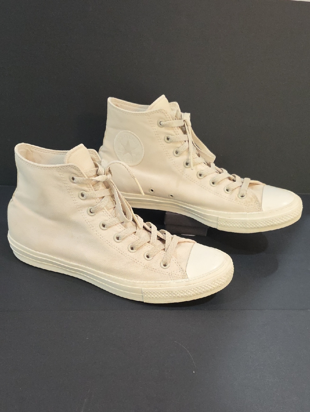 Converse All Star High Top With Lunarlon Men's Sneakers in Beige Cream Size 11